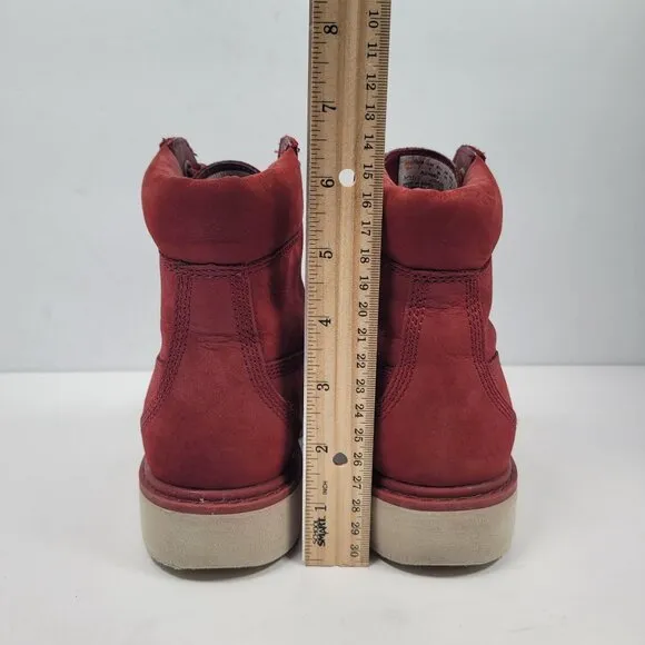 Timberland Kenniston Women's Ruby Red Ankle Boots A3719 US Size 7