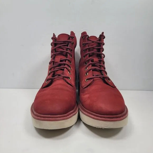 Timberland Kenniston Women's Ruby Red Ankle Boots A3719 US Size 7