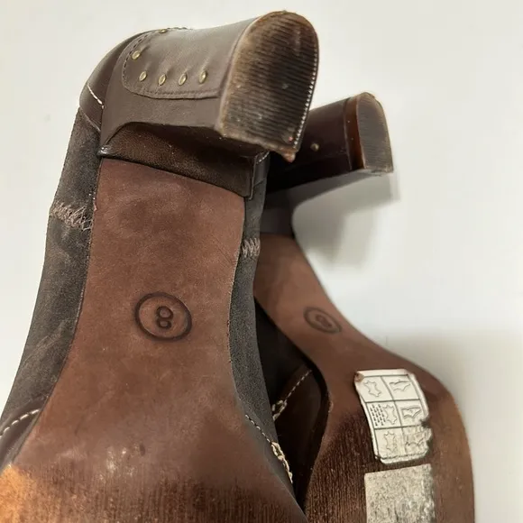 TIMBERLAND LEATHER HEEL   ANKLE BOOTS
