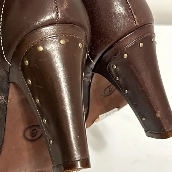 TIMBERLAND LEATHER HEEL   ANKLE BOOTS
