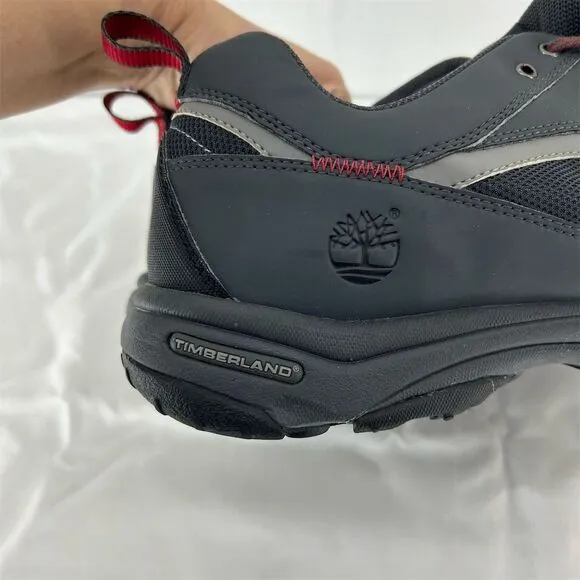 Timberland Men's Pathrock Low Hiking Shoes Gray/Red Size 12 12M Outdoor