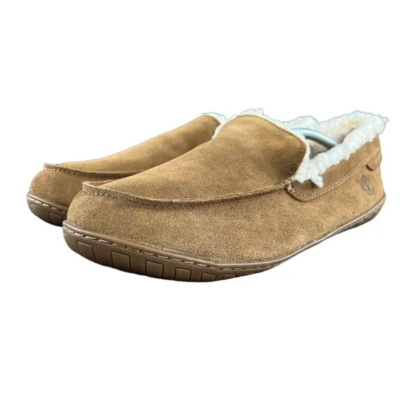 Timberland Men's Torrez Rust Brown Suede Moccasin Slippers Sizes 8 - 13