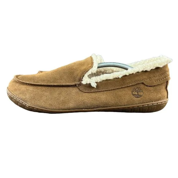 Timberland Men's Torrez Rust Brown Suede Moccasin Slippers Sizes 8 - 13