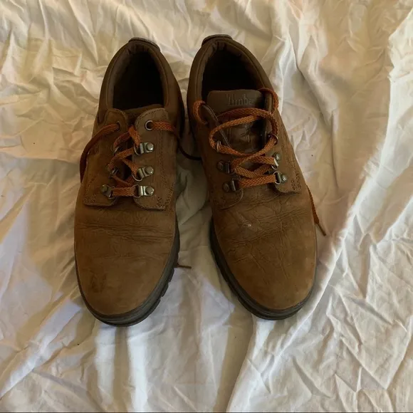 Timberland Nubuck leather brown Oxford shoes 9