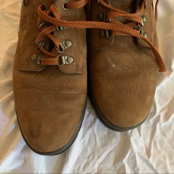 Timberland Nubuck leather brown Oxford shoes 9