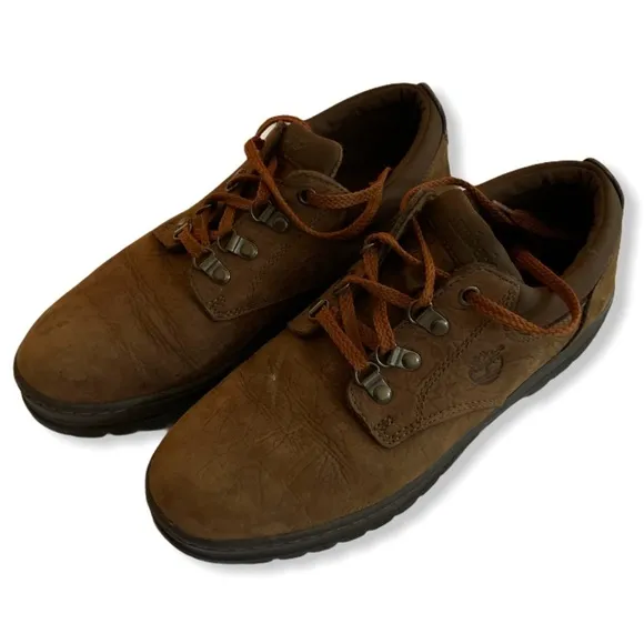 Timberland Nubuck leather brown Oxford shoes 9