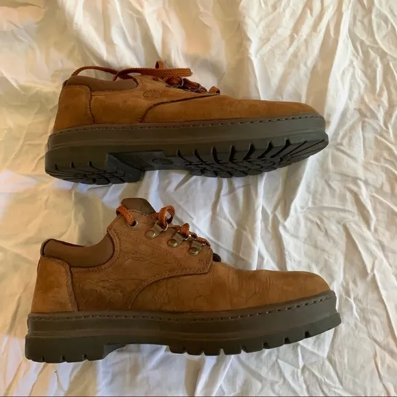 Timberland Nubuck leather brown Oxford shoes 9