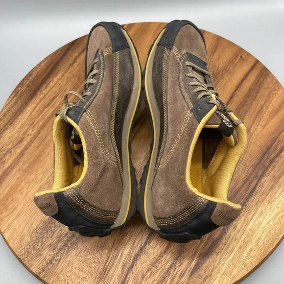 Timberland Shoes Mens Size 8.5 M Brown Leather Hiking Comfort Outdoor Sneakers