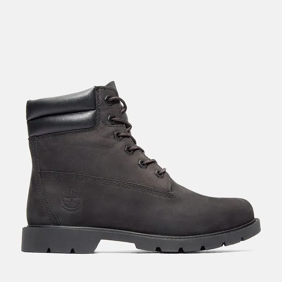 Timberland Women's Black Linden Woods 6-Inch Waterproof Boot Size 6.5 EUC