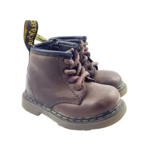 Toddler Dr. Martens 1460‎ 8-Eye Serena Boot Black / Zebra - Size 4