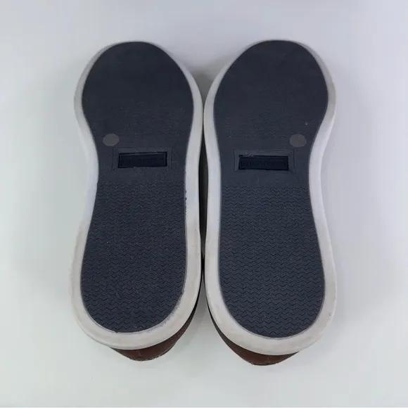 TOMMY HILFIGER Mens Gray Linen Stretch Carlid Round Toe Slip On Sneakers