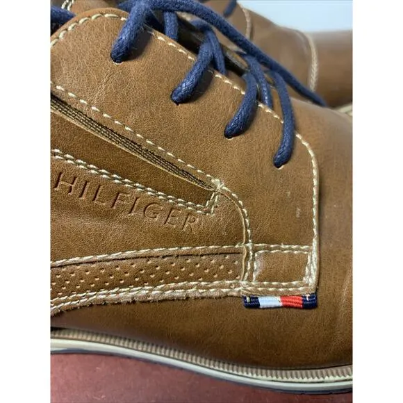 Tommy Hilfiger Men's Urban Oxford Dark Nature LL‎ Browns Sz11.5M Dress/Casual