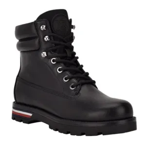Tommy Hilfiger NEW Women's Melise Lug Sole Lace Up Faux Leather Combat Boots 6