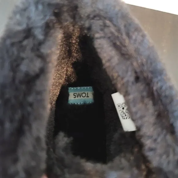 TOMS Celeste Faux Shearling Bootie Slippers