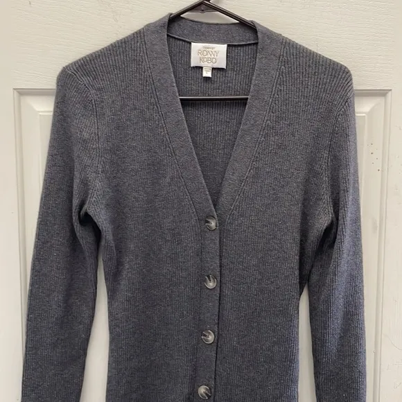 Torn by Ronny Kobo Sweater Dress Large Wool Blend Old Money Quiet Luxury New