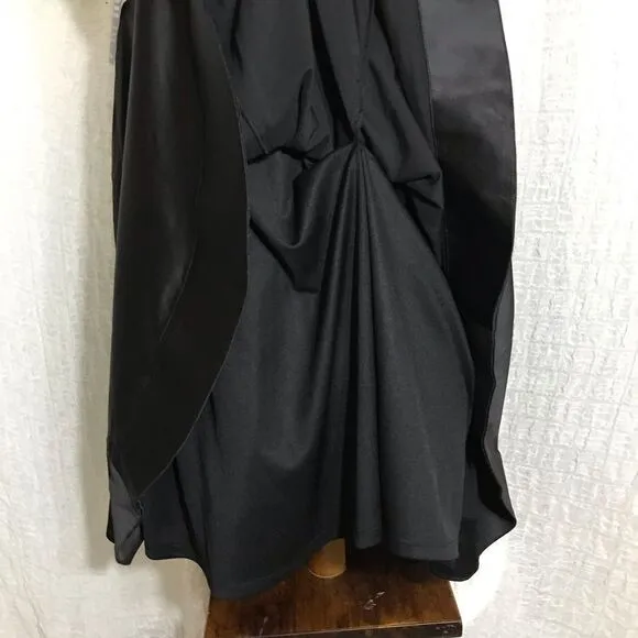 Torrid NWT Black Satin Skater Cocktail Dress Size 10