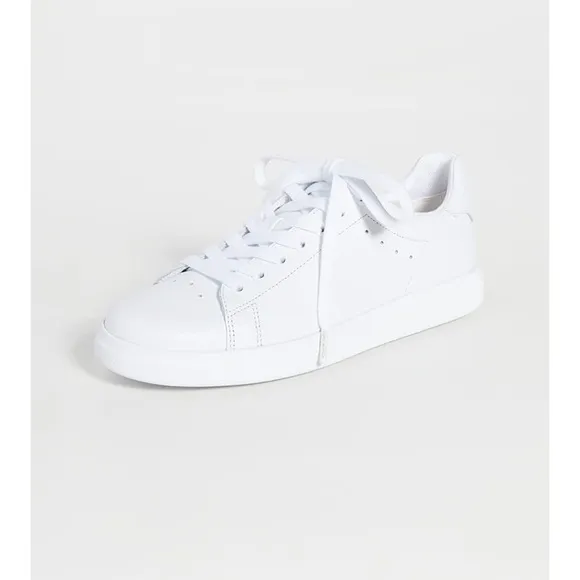 Tory Burch Classic Howell Court White Leather Tennis Shoes Size 8