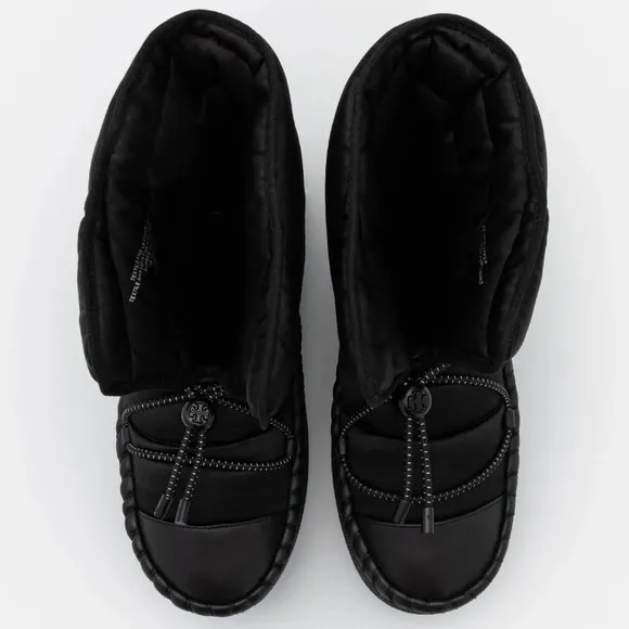 Tory Burch LEATHER TRIM SHEARLING LINING Sleeping Bag Boot BOOTIES