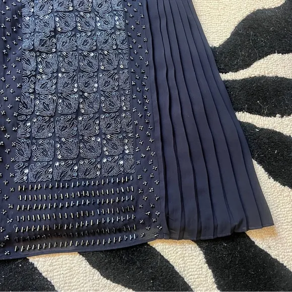 Tory Burch Navy Beaded Dress