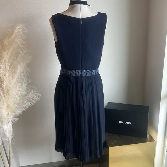 Tory Burch Navy Beaded Dress