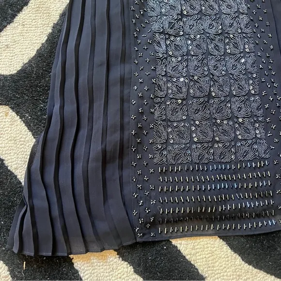Tory Burch Navy Beaded Dress