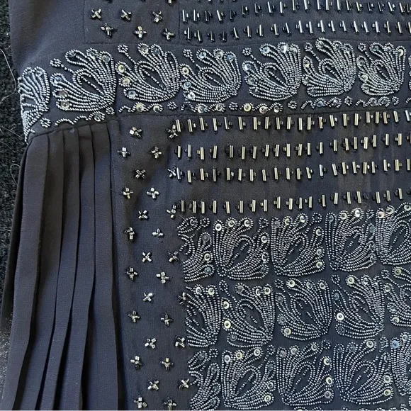 Tory Burch Navy Beaded Dress