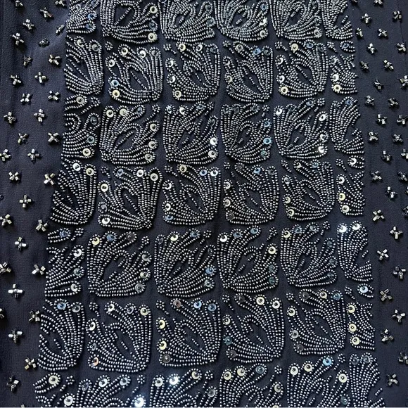 Tory Burch Navy Beaded Dress