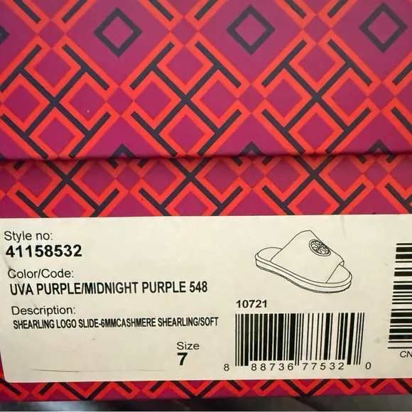 Tory Burch Shearling Slide