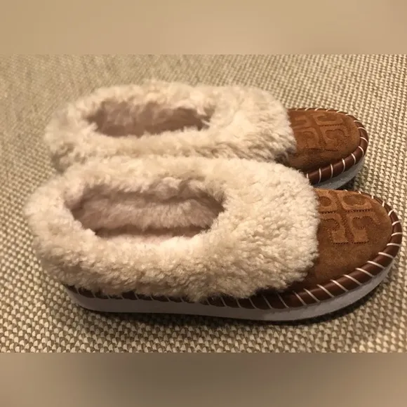 Tory Burch Women's Shearling Slippers