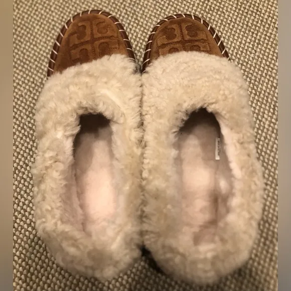 Tory Burch Women's Shearling Slippers
