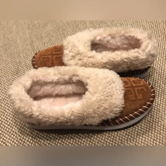 Tory Burch Women's Shearling Slippers