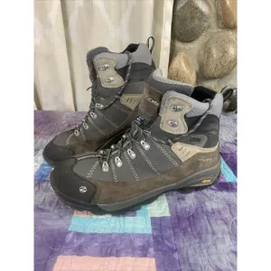 TREZETA Mens 10.5 Inca Waterproof Vibram Leather Walking Hiking Shoes Boots