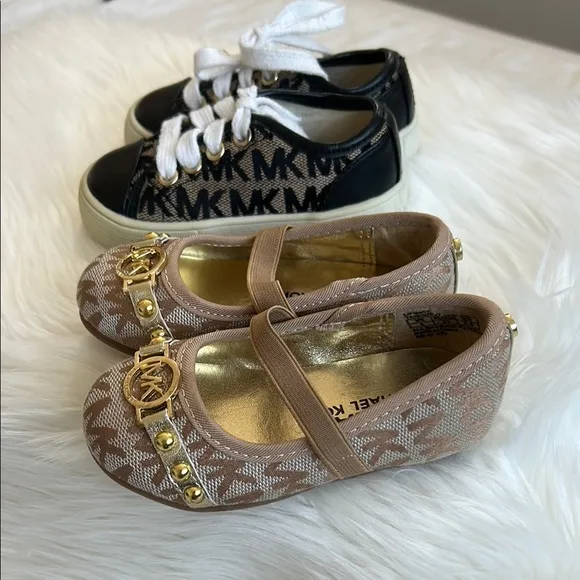 Two pairs of Michael Kors Toddlers Shoes Dress &amp; Casual