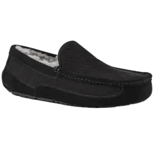 UGG Ascot Corduroy II Driver Men's Slip-On Shoes Size 10 Black