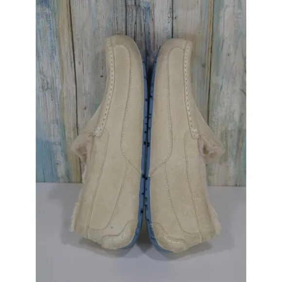 UGG Australia Ascot Men's Size 9 Suede Shearling Slippers 5775 Loafers Moccasins