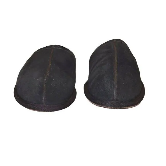 Ugg Australia Mens Slippers Black 9 Scuff  Shoes Fur AUTHENTIC