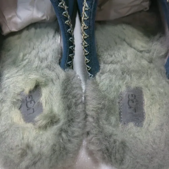 UGG Australia Suede Leather Men's Leisure Slide Slippers Home Comfort Sz 14