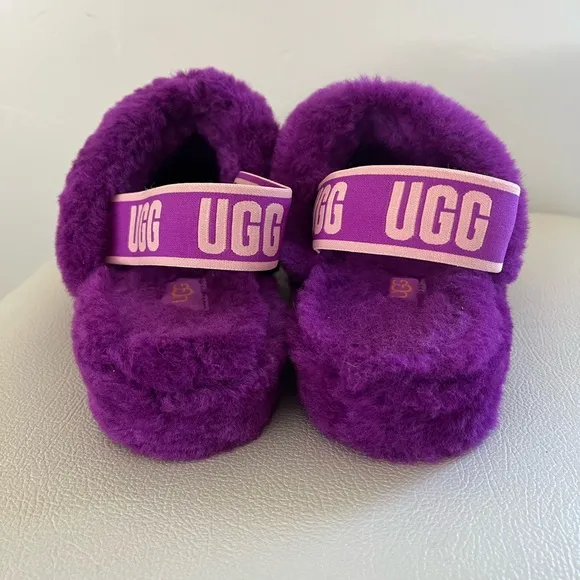 UGG Australia Women’s Fluff Yeah Multicolor Slide Slippers Size 7