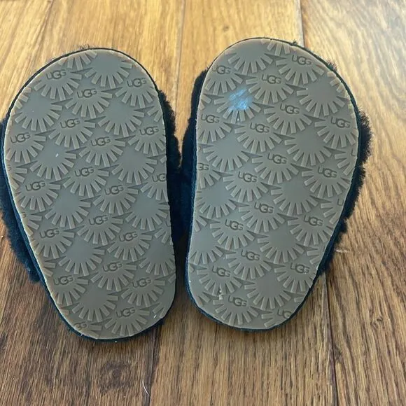 UGG Black Fluff Yeah Slide slippers