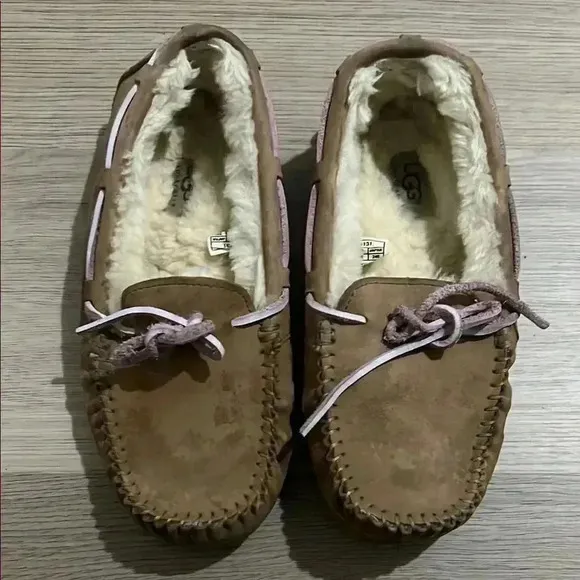 UGG Brown Moccasin Slippers