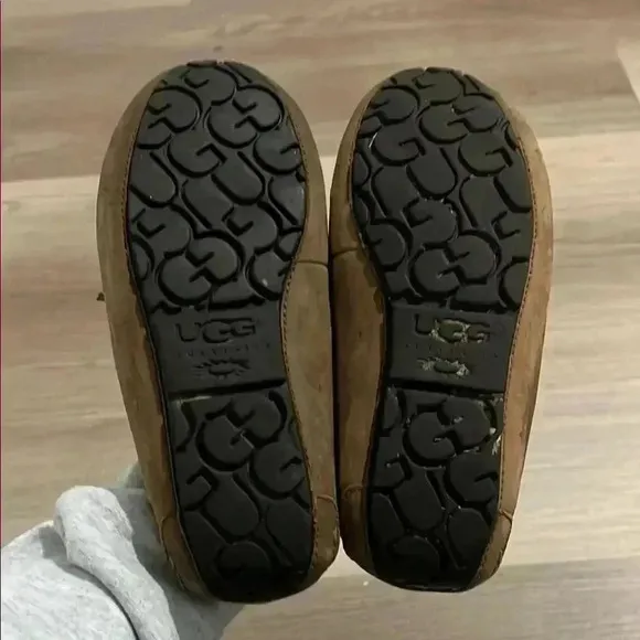 UGG Brown Moccasin Slippers