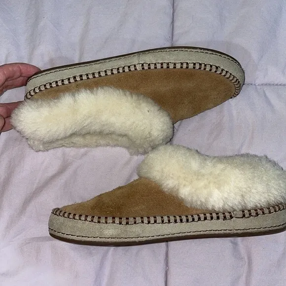 Ugg brown shearling slippers