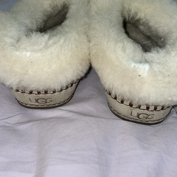 Ugg brown shearling slippers