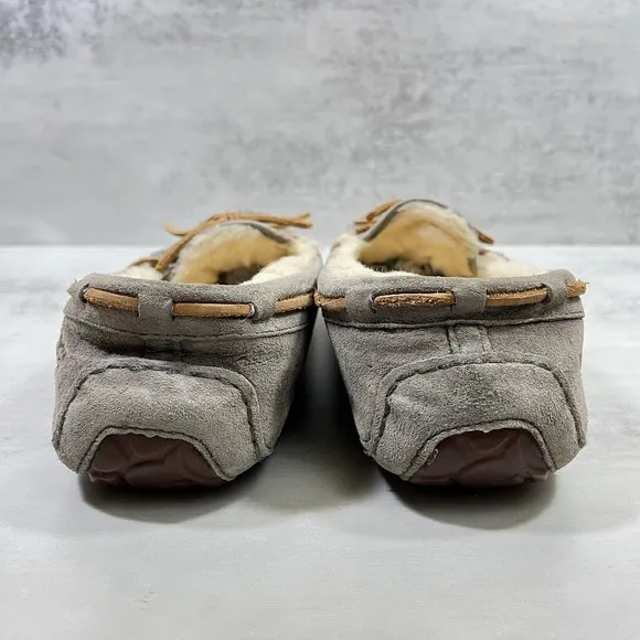 Ugg Dakota Moccasin Fur Lined Slippers - Women's Size 6
