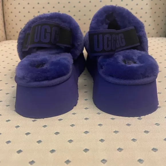 UGG Disco Slide Flatform Sandal Slippers Purple / Sz 6