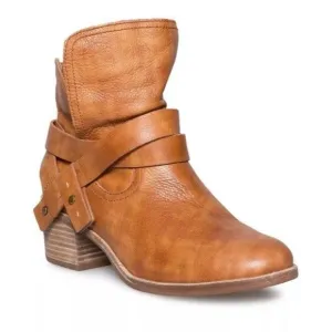 UGG Elora Leather Ankle Boots 7.5