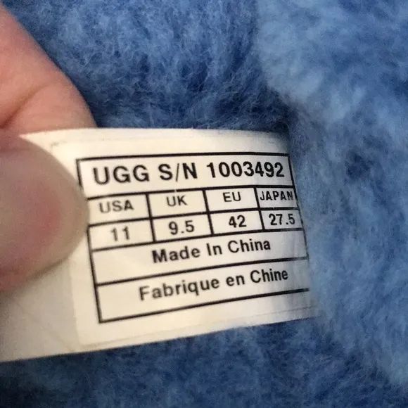 UGG Fluff Flip Flop III (Blue) Women’s Slippers | 11