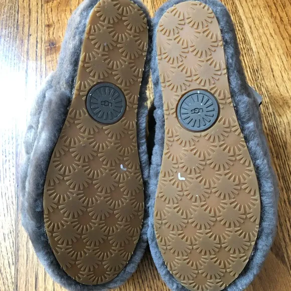 UGG Fluff Yeah Slide Gray Slippers Size 7