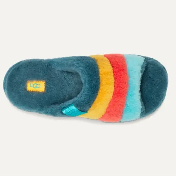 UGG Fluff You Stripes Slippers