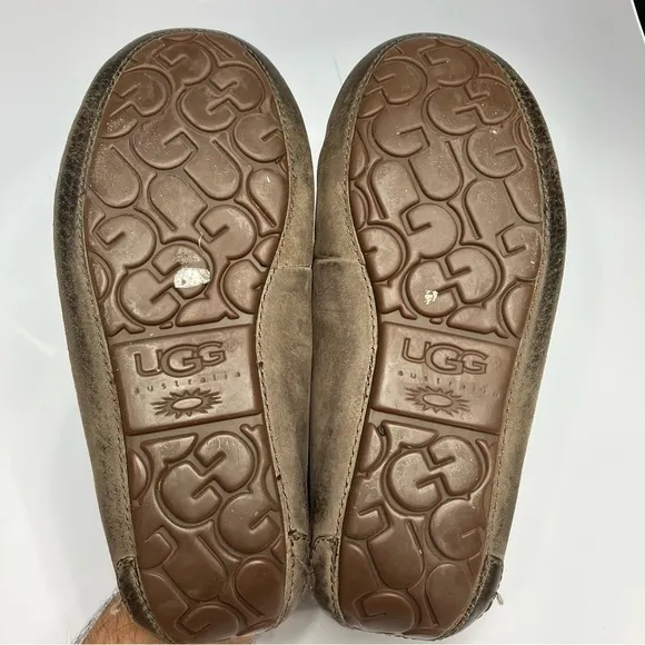 UGG fur lined slippers size 7